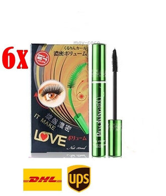 6x ODBO BQ COVER BEST MASCARA WATERPROOF LENGTHENING AND VOLUMIZING LASHES 10 ML