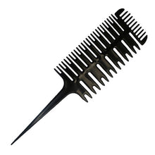Load image into Gallery viewer, Hair Comb 3 Way Weave Balayage Highlight Highlighting Microbraiding Sectioning