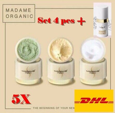 5X Madame Organic Collagen Serum Set Dark Spot Dull Firming Skin whitening cream