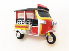 Load image into Gallery viewer, Tuk Tuk Thailand Magnet Ceramic Hand Shaped Mold Painted Collectibles Easter