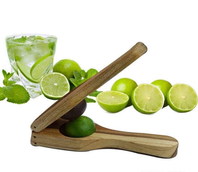 Lemon Lime Squeezer Thai Teak Wood Juicer Wooden Hand Juice Squeeze Manual Press