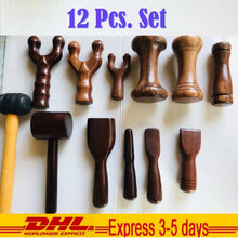 Load image into Gallery viewer, Big Set Wooden Tool THAI TOK SEN Device Helps Relieve Pain Aches Body Chronic