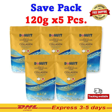 5x Donut Collagen Dipeptide Plus Calcium 120,000 mg good health knee joints 120g