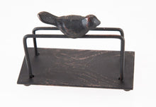 Load image into Gallery viewer, Metal Shop Business Card Holder Rustic Vintage Design Desk Stand Display Office