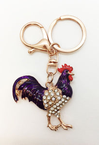 Chicken Cute keyring Pink Gold Thailand Trip keychain gifts traveling