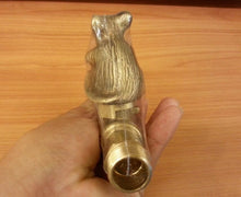 Load image into Gallery viewer, Brass Garden Tap Faucet Mouse Rat Antique Spigot Vintage Water Outdoor Living