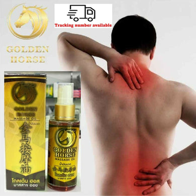 Thai Golden Horse Oil Massage Arthritis Muscles Aches Pain Relief 50ml