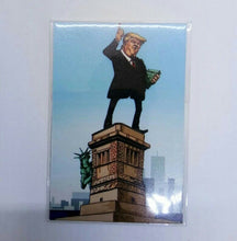 Load image into Gallery viewer, TRUMP USA FUNNY JOKE VER.2 pic Design Vintage Poster Magnet Fridge Collectible
