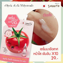 Load image into Gallery viewer, BUY 1 GET 1 FREE Smooto Tomato Collagen White Serum Skincare (10g x 12 Sachets)