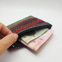 Load image into Gallery viewer, 100Pcs Lot Zipper Bag Thai Bag Fabric Purse Wallet Coin Card Women Lady Bulk