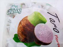 Load image into Gallery viewer, CHEWY MILK FRUIT CANDY TOFFEE HAOLIYUAN BRAND THAI DESSERT TARO FLAVOR 67g