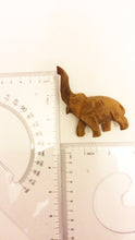 Load image into Gallery viewer, White Elephant Wood Carved Miniature Hand Craft Animal Figurine Sculptured Decor