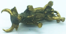 Load image into Gallery viewer, Cow Miniature Amulet Lucky Brass Talisman Love Charm Magic Thai Pendant