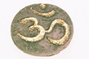 Hinduism OHM Ver.2 Magnet Resin Stone paint Gold Color Sign Design Collectible