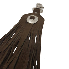 Load image into Gallery viewer, Leather Cowboy Key Chain Costume Idea Handcraft Keyring Fire Gift Accessory