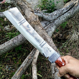 ARANYIK Knife Machete Thai Authentic Wood Handle Blade Handmade Hiking Style