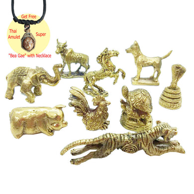9 Animals Wonderful Amulet Powerful Luck Multi Love Magic Talisman Charm Pendant
