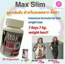 Load image into Gallery viewer, 3x MAX Slim Detox Weight Dietary Supplement 7 Days 7KG Appetite Suppressant ming