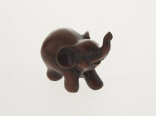 Load image into Gallery viewer, Elephant Resin Carved Miniature Animal Figurine Wildlife Craft Collectible Decor