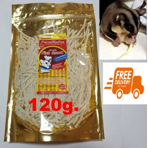 2x120g Paradise Pet Fish Protein Snack for Hamster Sugar Glider Squirrel Rodent