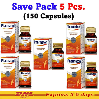 5X Geriatric Pharmaton with Ginseng Extract Natural Health Product 150 Capsules