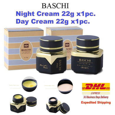 Set Baschi Night & Day powder pearl active cream Baschi Night powder Anti Aging