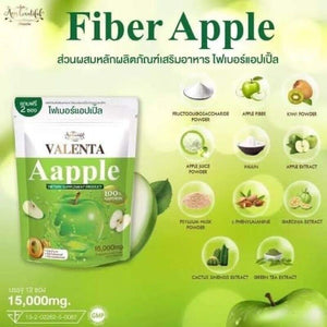 12x Valenta Fiber Apple Detox Drink Powder Dietary Supplement Skin Healthy