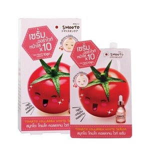 BUY 1 GET 1 FREE Smooto Tomato Collagen White Serum Skincare (10g x 12 Sachets)
