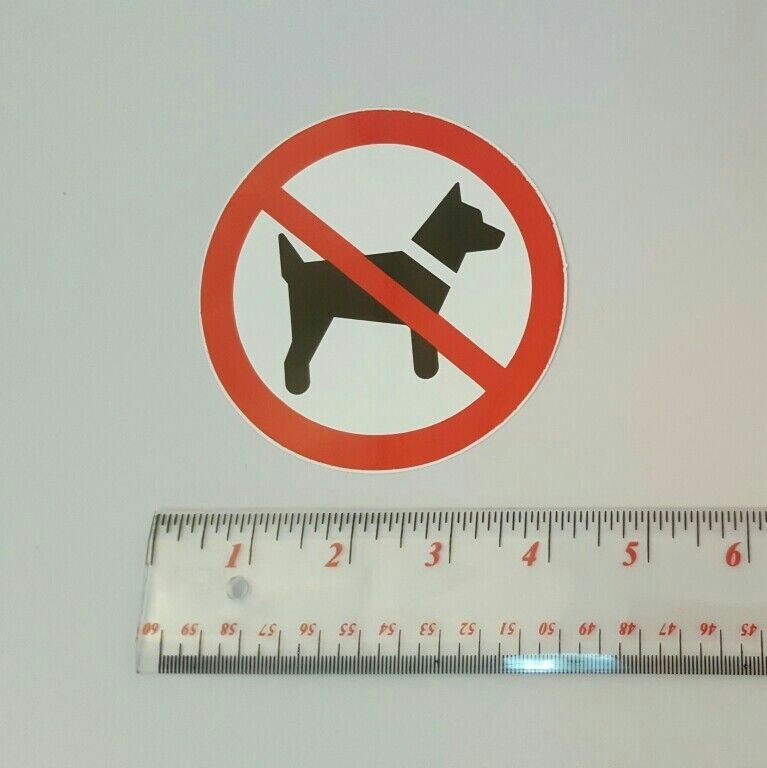 DON'T ANIMAL Sticker Funny Label Joke Prohibition & Warning Funny Signs