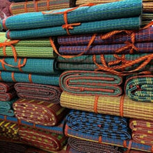 Load image into Gallery viewer, Thai Mat Plastic Woven Fold Assorted Color Beach Picnic Camping Sport Party Gift