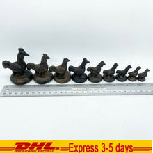 Load image into Gallery viewer, Opium Weight RARE Antique Bronze Chicken Weights Collectible Rare item DHL
