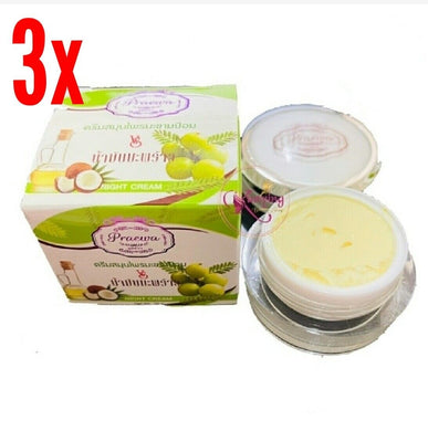 3x Best Whitening Face Skin Night Cream Reduce Acne Freckles Wrinkles Dark Spot
