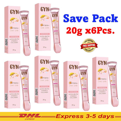 6x GYN Sunscreen Juicy Face SPF 50 PA++++ Light Texture Absorbs Quick Not Sticky