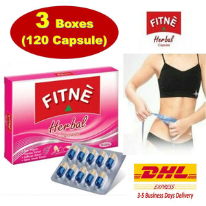 3x Fitne Herbal Capsule Loss Weight Diet Thai Slimming Natural Detox 40 Capsule