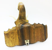 Load image into Gallery viewer, Elephant&#39;s Head Wood Carving Wall Hanging Decor Classic Handmade Art Collectible