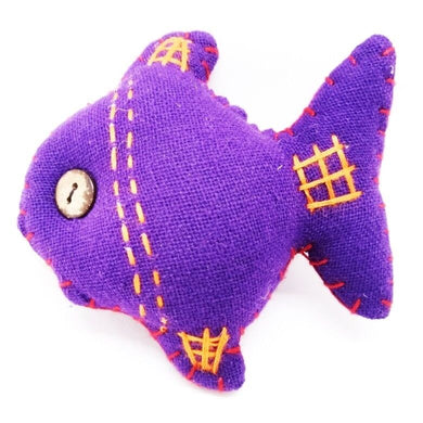 Keyring Fish V.4 Hand Sewing Doll Charm Cute Keychain Animal Lover Vintage Gift