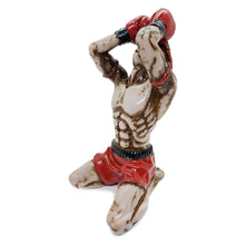 Load image into Gallery viewer, Vintage Resin Paint Statue Muay Thai Gift Boxing Figure Sculpture Decor Souvenir