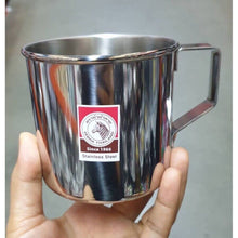 Load image into Gallery viewer, 2x250ml Drinking Water Mug Thai Zebra Brand Kitchenware Silver Stainless Steel