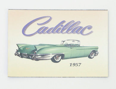 CADILLAC GREEN CAR pic Design Vintage Poster Magnet Fridge Collectibles Home