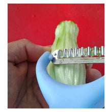 Load image into Gallery viewer, Thai Tools Kitchen Peel Vegetable &amp; Fruit ver.2 Scraper Shredder Hand Hold Easy