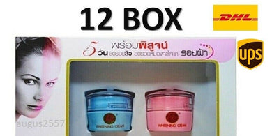 12SET WHITENING FACE CREAM day and night face skin Nourishing dark spots removal