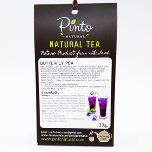 Natural Tea PINTO from Thailand Dry Butterfly Pea Quench Thirst & Reduce Fatigue