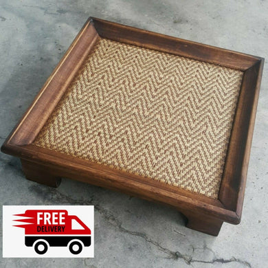 Square Serving Bamboo Wooden Tray For Dinner Trays Tea Bar Breakfast Food