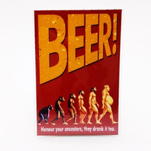 Load image into Gallery viewer, Beer Magnet Funny Joke Design Vintage Poster Fridge Collectible