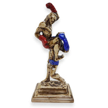 Load image into Gallery viewer, Vintage Resin Paint Statue Muay Thai Gift Boxing Figure Sculpture Decor Souvenir