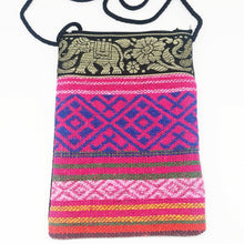 Load image into Gallery viewer, 100Pcs Thai Elephant Fabric Bag Shoulder Cross body Wallet Purse Zip Wholesale