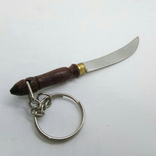 Load image into Gallery viewer, KNIFE Wood Handle Ver.3 Handmade Portable Keyring Charm Keyring Cute Souvenir