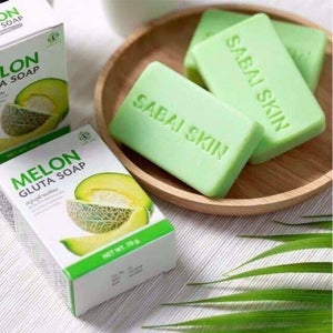 5 x Melon Gluta ACNA Soap Soft Radiant Reduce Dark Spots Acne Marks Clear Skin