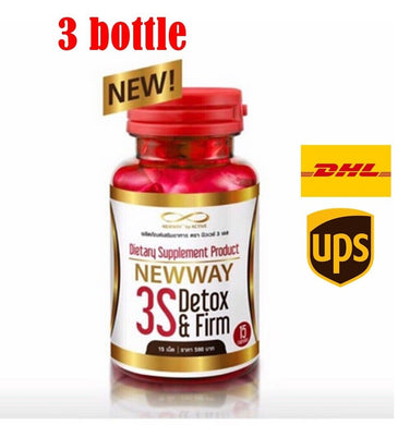 3X NEWWAY Detox Cleansers Dietary Supplements fat burner Slimming Weight health