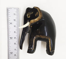 Load image into Gallery viewer, Elephant Pachyderm Buffalo Animal Horn Collection Unique Carving chic Bunch 2.6&quot;